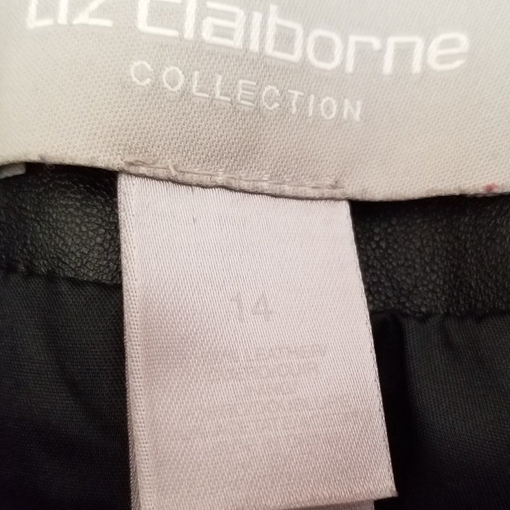100% Leather Blazer Zip-Close - Picture 2 of 5